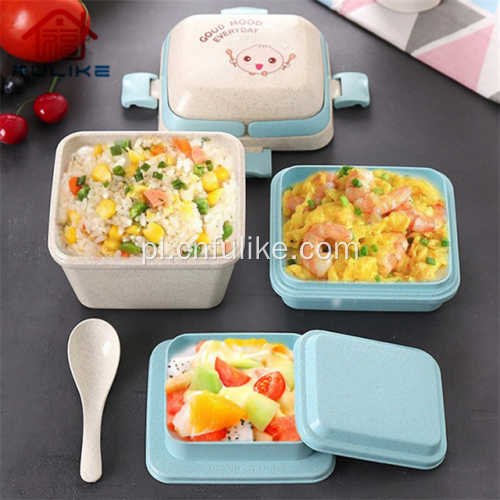 Wielowarstwowy pojemnik na żywność Bento Lunch Box